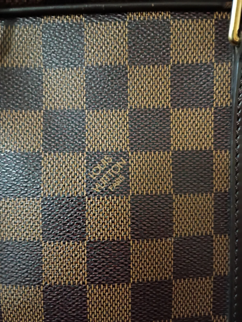 Louis Vuitton Damier Ebene Porte- Documents Voyage Briefcase With Dust Bag